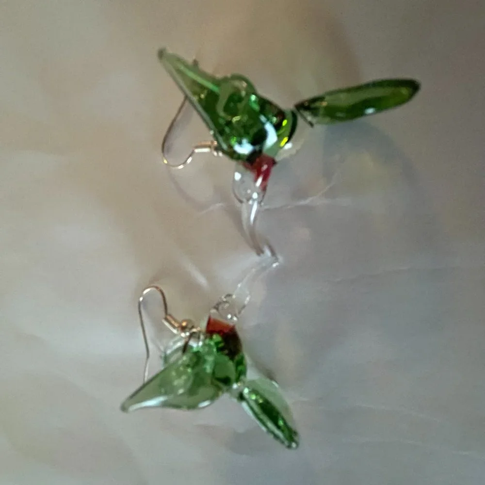 Hummingbird earrings - Picture 5 of 5